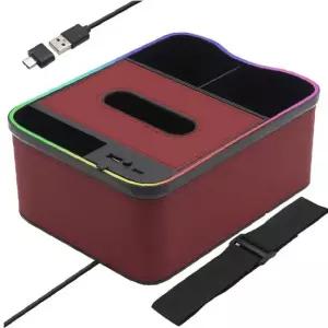 레드무드등 레드 차량콘솔수납함 차량용고속충전기 C88