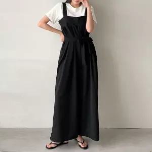 여성 벨트세트 데일리 무지 벨트 점프수트 멜빵바지 점프슈트 -WJS0007- 봄 여름