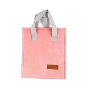 직장인 도시락가방 소풍도시락 런치백 핑크 보냉가방