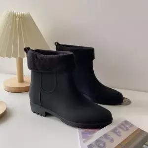 여자30대방수부츠 기모 털 방한 방수 패션장화 여성 겨울 앵글 레인부츠