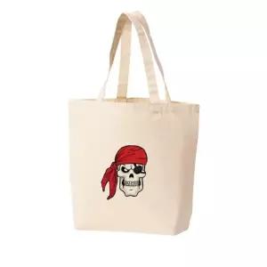 에코백 토트백 왜꾸눈 해적 해골 선장 바다 그림 다양한 사이즈