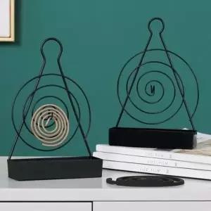 (색상 모기향거치대-나선형)모기향 거치대 케이스 연소기 걸이 캠핑 받침 나선형