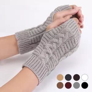 (무료배송) 겨울 방한용품 따뜻한 니트 꽈배기 손목토시 핸드워머