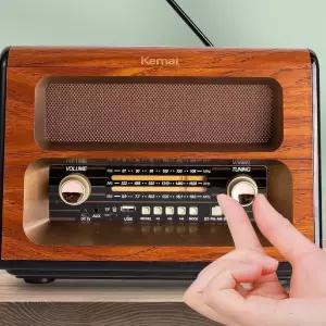 진공관 라디오 주파수 클래식 스피커 엔틱