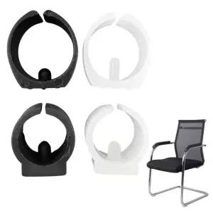 철제 다리 의자 보호 받침 소음 바닥 긁힘 방지 링 패드 커버 캡 사무실 식탁의자 7개