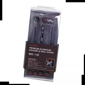 mp3 아이리버 커널형 스테레오 이어폰 블랙(BHC-130)