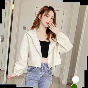 양털코트 여성 넉넉한 품 짧은 크롭 기장 데일리 간절기 자켓