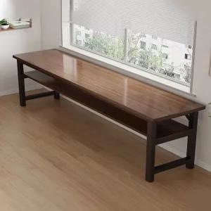 좁고 긴 테이블 디귿자 폭좁은책상 철제 베란다 거실 간이 쇼파 이동식