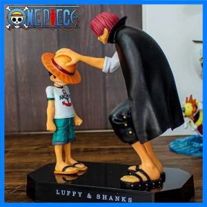 원피스 18cm 액션 피규어 PVC 몽키 D 루피 밀짚모자 루피 붉은 머리 샹크스 팻헤드 장난감 애니메이션 스태