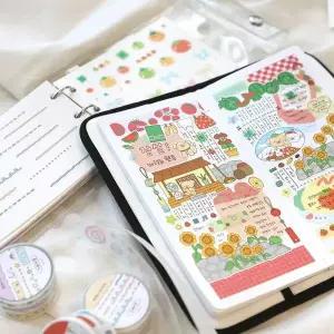 플레플레 713ANL32 별사탕 3공 다이어리 위클리 만년형