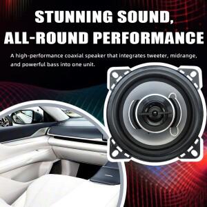 4인치 900W (450W2)  스피커 동축 서브우퍼  오디오 하이파이 음악 풀레인지 주파수 스테레오