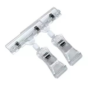 집게형 POP 메모꽂이 카드꽂이 대 2P 다용도 메모클립 네임텍홀더 메뉴판 집게메모꽂이