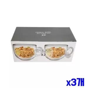 2p 물컵 시리얼볼 450ml x3개 유리컵 주방컵 가정용컵 물컵 주방컵 가정용컵
