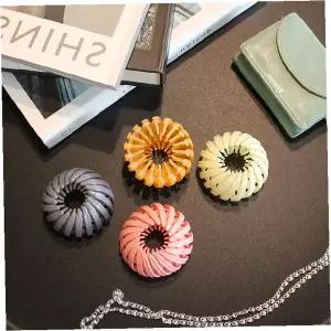 유광 만두 헤어핀 똥머리핀 올림머리 고정 간편 착용 데일리 헤어 액세서리