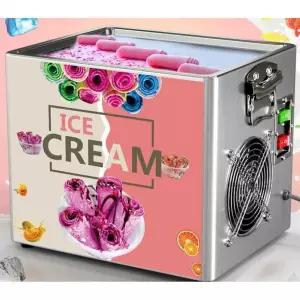 철판 만들기 기계 수제 롤 스테인리스 요거트 가정용 홈메이드