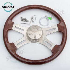 JDM 16인치 5볼트 우드 스타일 스티어링 휠 클래식 빈티지 스포츠카