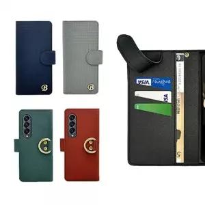 마크원 폴드 다이어리 카드 지갑 케이스 갤럭시 Z폴드7 6SE 5 4 3 2 링 그립 고리