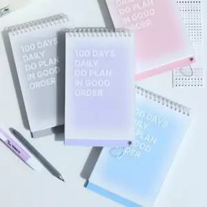 데일리 시험준비 공부 2P 가벼운 겨울방학 공부다이어리 계획표 스케줄러 스터디플래너 탁상용 체크리스트