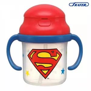 스케이터 캐릭터 스트로 양손잡이 유아동 머그컵 230ml (슈퍼맨)
