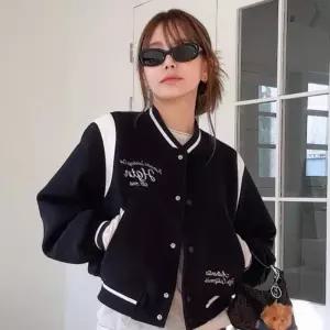 [행텐] HC04 여성바시티 점퍼 여성크롭배색바시티 점퍼 10490-111-803 (S45790817)