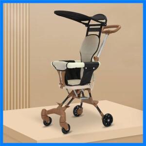 접이식 경량 유아용 유모차 360 ° 범용 휠 부드럽고 넓은 좌석 높이 조절 가능 할로윈 선물