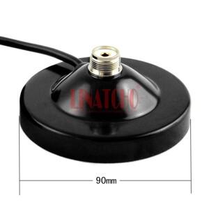 3미터 3D 케이블 PL259 커넥터 UHF SO239 소켓 직경 9cm 자동차 안테나베이스 마그네틱 자석 브래킷