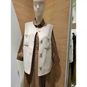 [하프클럽/더아이잗뉴욕]더아이잗2024겨울최신상   캐시미오핸드메이드라운드숏베스트