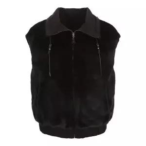 [하프클럽/올리비아로렌]리버시블 집업 베스트_VOBJF4W9311