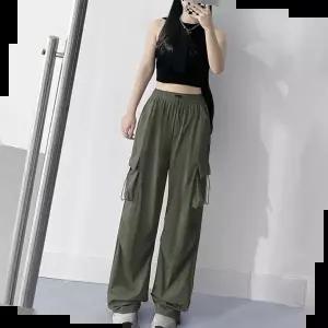 여성반바지 여성 투웨이 밑단 끈 조절 허리 밴딩 조거 배기 팬츠