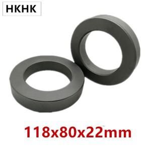 118x80x22mm 초대형 트랜스포머 페라이트 코어 4.65 'X3.15 인치 x0. 87 아이솔레이터 링 RF 초크 비드 홀