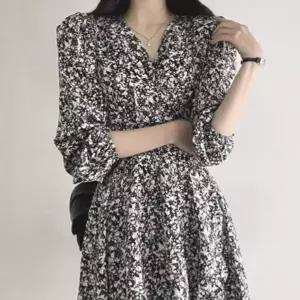 로맨틱 플레어 플라워 미니 랩 원피스 JSC-1004249 (KYR-WFKAIVV)