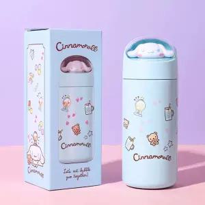 산리오 시나모롤 우주캡슐 피규어 텀블러 350ml어 빨대물컵 휴대용보틀 캐릭터보 유아동보 동물병 식기 어
