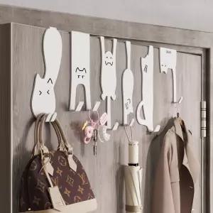 문틈걸이 도어후크 3종세트 다용도 정리 도어훅 행거 옷행거 방옷 틈새 걸이 미니 수납 철제 원룸 무타공