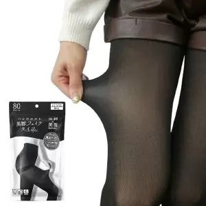 일본 스타킹 스킨색 안감 착시 사계절착용 80데니아두꺼운블랙 고품질 80아 슬림핏 나일론 봄가을겨울 페이