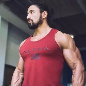 짐웨어 남자 헬스 민소매 웨이트옷 헬스복상의 여름