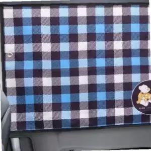체크무늬 자석형 양면 햇빛가리개 자외선차단제품