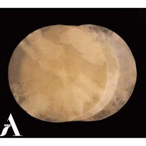 Goat Skin Djembe Head | 드럼 Doumbek용 염소가죽 플랫 라운드 피스 염소 가죽 헤드 무두질 AnNafi 제작 (35.6cm(14인치))