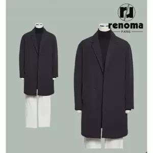 [롯데백화점]레노마 SS 봄여름 블랙 프리미엄 체스트 트렌치코트 RQIMBH06A