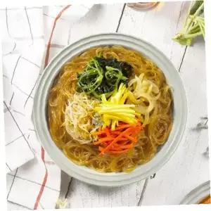 즉석 당면 요리 채소 듬뿍 간편식 전자레인지 조리 가능 식사 대용 반찬 도시락 210g x 5개