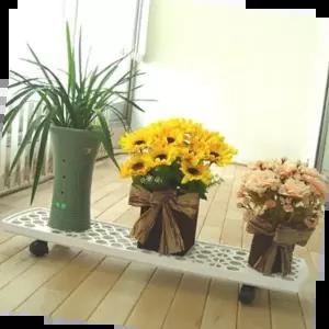 환경 바퀴달린 조립식 화분용 1단 정리대