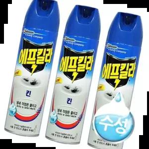 모기향 수성 에어로졸 모기약 에프킬라 킨 3개