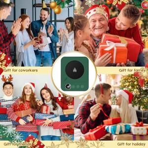 ZZ-커피컵 워머 (책상용) 전기 가열 머그컵 자동 차단 기능 사무실 책상/가정/주방용 녹색 US 플매트 카펫