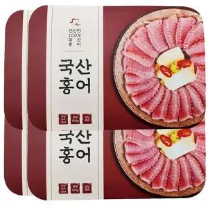 [NS홈쇼핑][백년수산] 국산 홍어 500g x 4팩 + 용기초장 4개+홍어뼈2개[35127388]