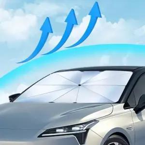 (옵션 중)차량햇빛가리개 우산차양막 운전석 차가림막 자동차