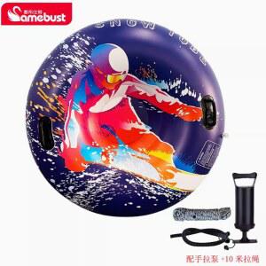 샤크팡 눈썰매튜브 슬라이딩 슬라이드 스노우 썰매보드