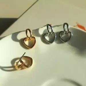 /신상오픈런 여성용 티타늄 미니 하트 드롭 귀걸이