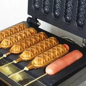 업소용 핫도그 기계 단일 조리기 자동 소시지굽는기계 스틱