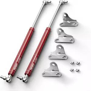 베파구 가스 스트럿 15인치 67Lb/300N 충격 RV 침대 공구 박스 보트 해치 캐비닛 트랩 도어 브래킷이 있는