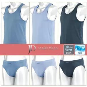제임스딘 모던 베이직 쿨 냉감 시원한 천연 인견 기능성 런닝 삼각팬티 6종세트 2026
