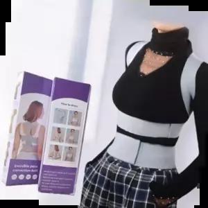 허리교정 최신형 3단 자세교정밴드 어깨 라운드 숄더펴기